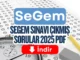 SEGEM Sınavı Çıkmış Sorular 2025 PDF