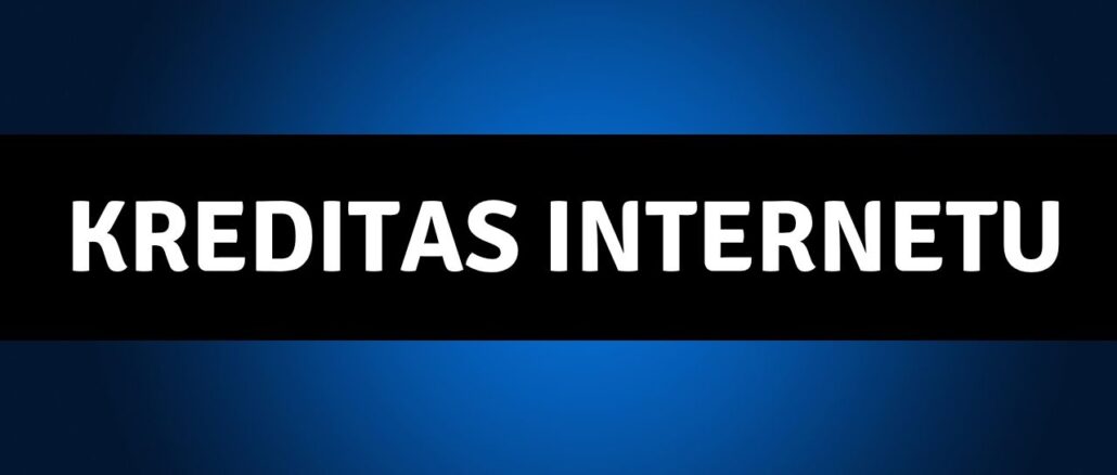Kreditas internetu