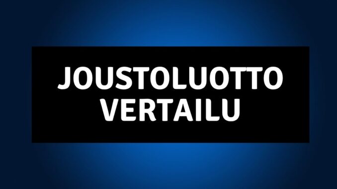 Joustoluotto Vertailu