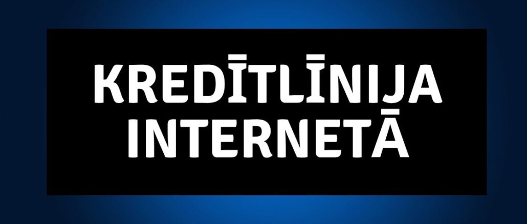 Kredītlīnija internetā