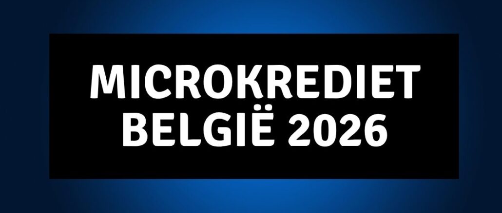 Microkrediet België 2026