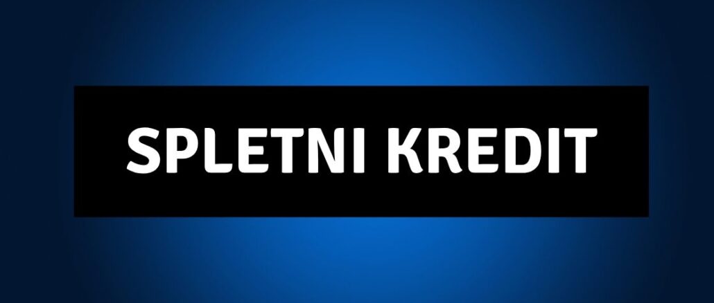 Spletni kredit Spletni kredit
