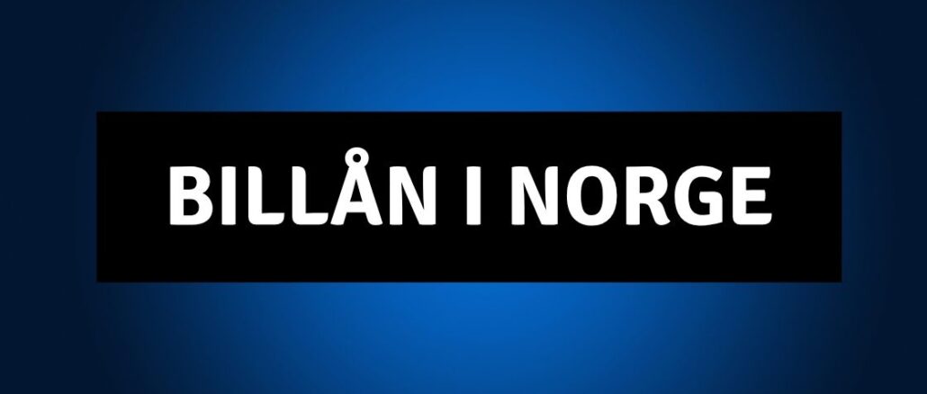 billån i Norge