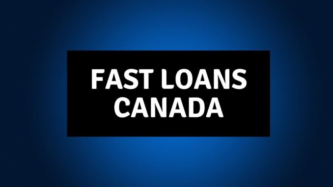 fast loans in Canada